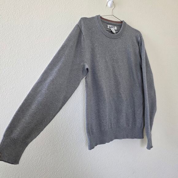 Duluth Trading Co Crewneck Sweater Gray Knit Pullover Men Size M Cotton Blend - Picture 4 of 11